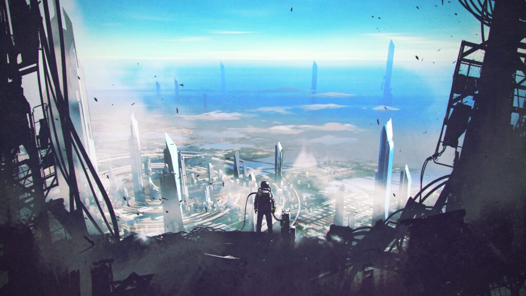 Futuristic game backdrop representing evolving player preferences